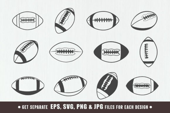 American Football Ball Outline, Ball SVG – Crafting Dynamic Brand Graphics for Local Businesses