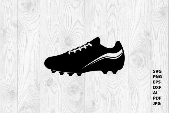 Football Cleats Silhouette: A Practical Graphic for Crafts & Digital Sellers