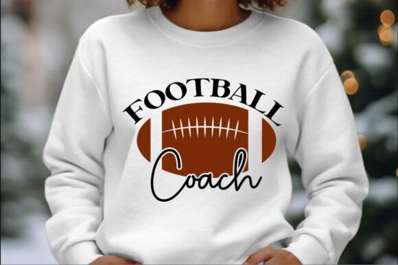 Football Coach SVG Design: A Craft-Friendly Graphic for Bold Branding and T-Shirt Projects