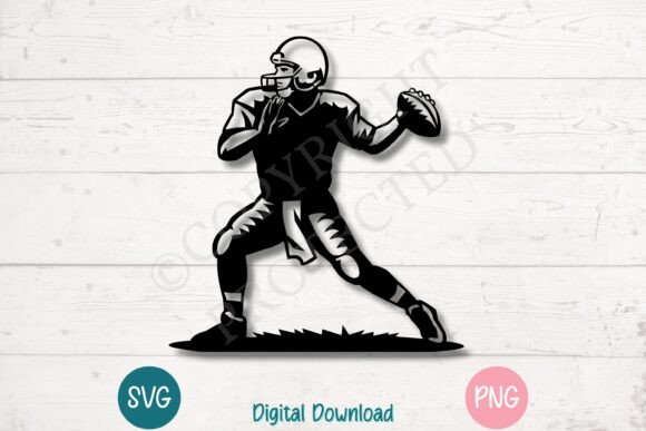 Football Quarterback SVG Cut File: Graphics & Crafts Review