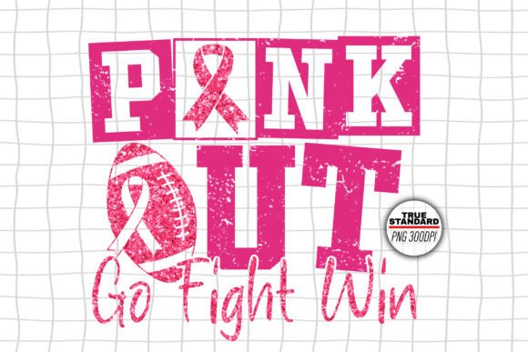 Pink Out Football PNG & SVG for Crafts & Handmade Business