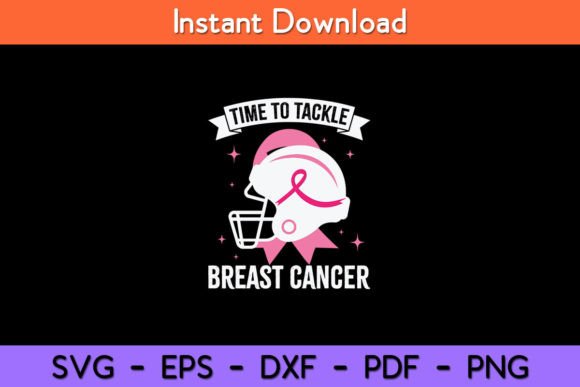 Tackle Breast Cancer Football Pink: Graphics & Crafts Review