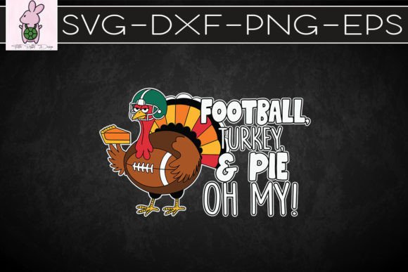 Thanksgiving Funny Turkey Football SVG for Crafts & Graphics