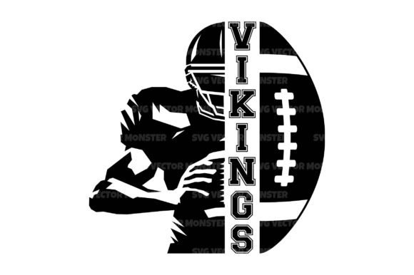 Vikings Football SVG PNG: A Dynamic Graphic for Crafts & Marketing